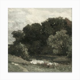 Riverside Scene 5 Canvas Print