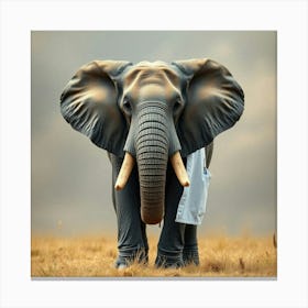 Asm Elephant Wearing Like A Doctor E19d07d9 8fe9 4486 A4b7 7559cba64f45 Canvas Print