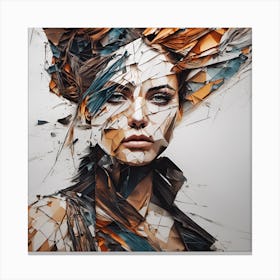 Portrait Of A Woman 4 Canvas Print