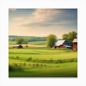 Farm Landscape 14 Canvas Print