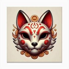 Fox Head Canvas Print