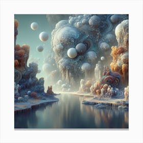 Fractal Landscape Canvas Print