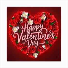 Happy Valentine's Day 8 Canvas Print