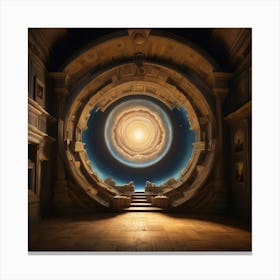 Room With A Door Canvas Print