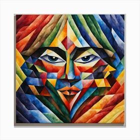 Face Of A Woman Canvas Print