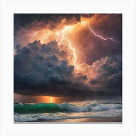 Thunder Storm Collection 5 1 Canvas Print