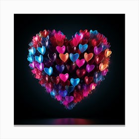 Love Neon (2) Canvas Print