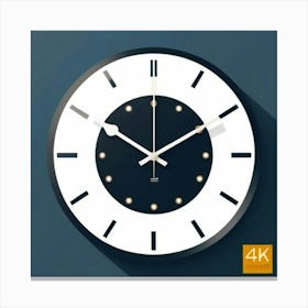 Wall Clock 1 Canvas Print