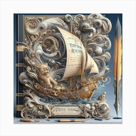 Book Art Canvas Print