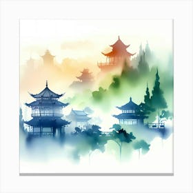 Chinese Pagoda 4 Canvas Print