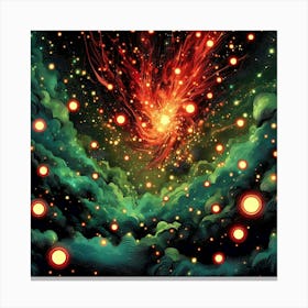 Radiant Sparks 6 1 Canvas Print