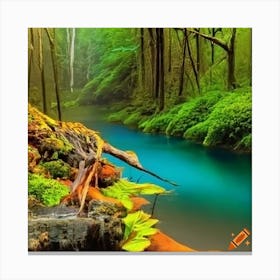 Craiyon 220101 Naturaleza Canvas Print