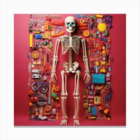 Toy Skeleton 2 Canvas Print