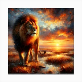 Wild Animal Illustration 359 Canvas Print