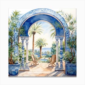 Archway To Paradise Canvas Print