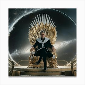 King Of The Iron Throne Canvas Print