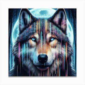 Creative Wild Animal Representation 87 Canvas Print