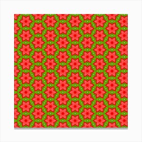 Pattern Flower Texture Seamless 1 Canvas Print