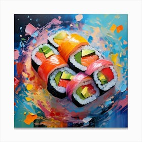 Sushi Art 8 Canvas Print