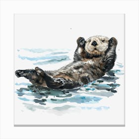 Sea Otter Canvas Print