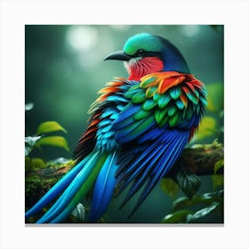 Colorful Bird 3 Canvas Print