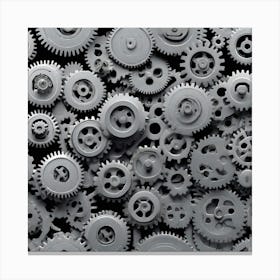 Gears And Gears 9 Canvas Print