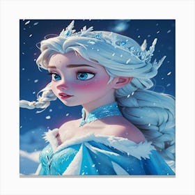 Queen Elsa Canvas Print