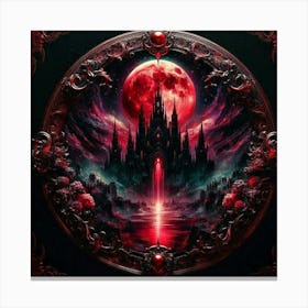 Castle Of Blood Canvas Print