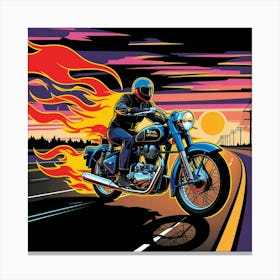 King Of The Road Canvas Print