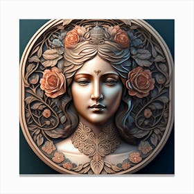 Goddess Of Love Canvas Print