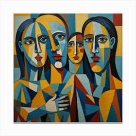 Three Women Canvas Print