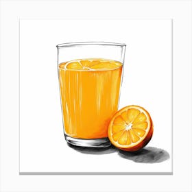 Orange Juice Canvas Print