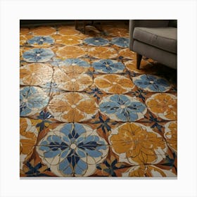 Tiled Floor 5 Canvas Print