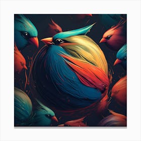 Firefox Bird Canvas Print