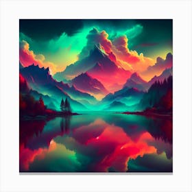 Abstract Painting Canvas Print