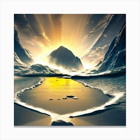 Abstract Landscape Canvas Print