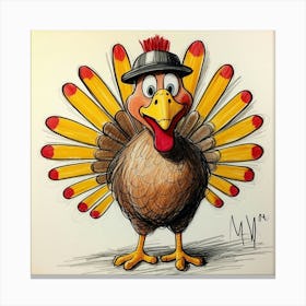 Thanksgiving Turkey Canvas Print