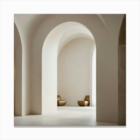 Arches In A Room 2 Canvas Print