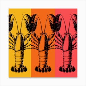 Lobsters 2 Canvas Print