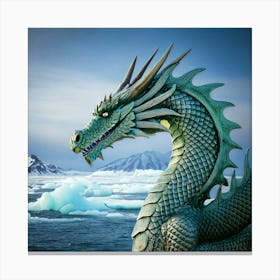 Firefly Majestic Green Dragon By Icy Ocean 36801 (2) Canvas Print