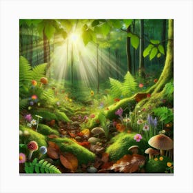 Fairy Forest 4 Canvas Print