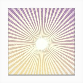 Sunburst Sunrays Canvas Print