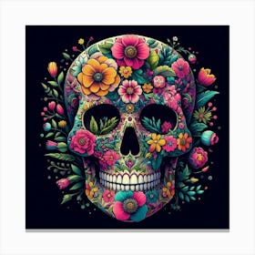 A Multitude of Colors in the Skull Garden Canvas Print