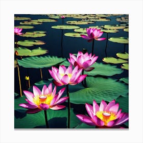 Lotus Flower 79 Canvas Print