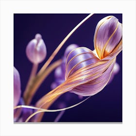 Purple Flowers Canvas Print