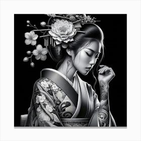 Geisha 6 Canvas Print