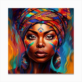 African Woman 19 Canvas Print