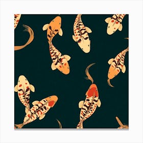 Koi Fish 100 Canvas Print