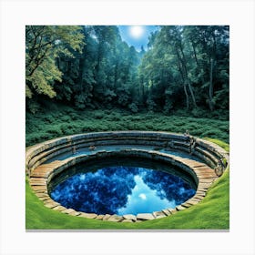 Reincarnation Mirrow Pool Canvas Print