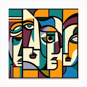 Faces Of The People Canvas Print